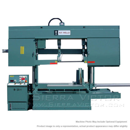 W.F. WELLS Semi-Automatic Twin Post Band Saws B-25-1