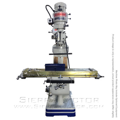 BIRMINGHAM Step Pulley Vertical Knee Mill 16 Speed BPS-1649