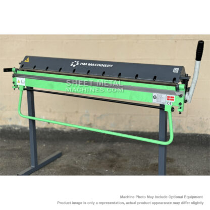 HM MACHINERY 4 ft x 20 ga. Straight Brake w/Angled Nose Bar | HM 1300L - Image 5