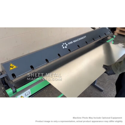 HM MACHINERY 4 ft x 20 ga. Straight Brake w/Angled Nose Bar | HM 1300L - Image 2