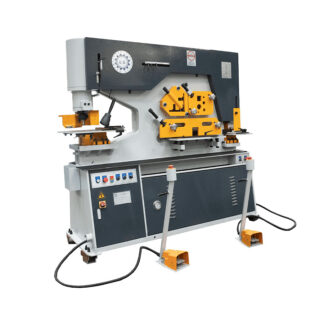 U.S. INDUSTRIAL USHI-66T-DO-XT 66 Ton Hydraulic Ironworker w/17 in. Extended Punch Throat