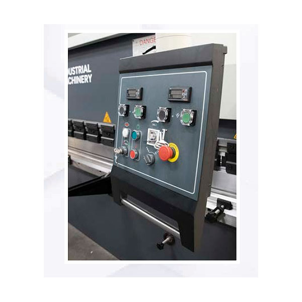 U.S. INDUSTRIAL USHB125-10HM 125 Ton x 10 ft Hydraulic Manual Press Brake w/Front Operated Power Backgauge and Power Ram Adjust - Image 2
