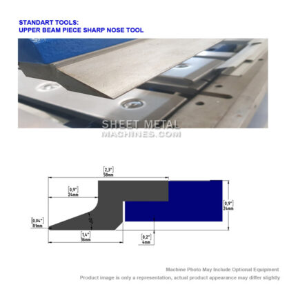 ERBEND MFG 3210 10ft x 0.039 in. CNC Motorized Sheet Metal Folding Machine - Image 10