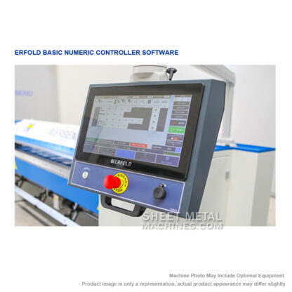 ERBEND MFG 3210 10ft x 0.039 in. CNC Motorized Sheet Metal Folding Machine - Image 7