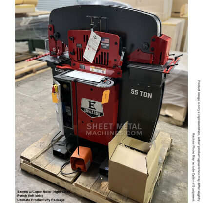 EDWARDS 55 Ton Ironworker w/Coper and Utimate Pro Package (230v, 3-ph) ED9-55233512 | In Stock