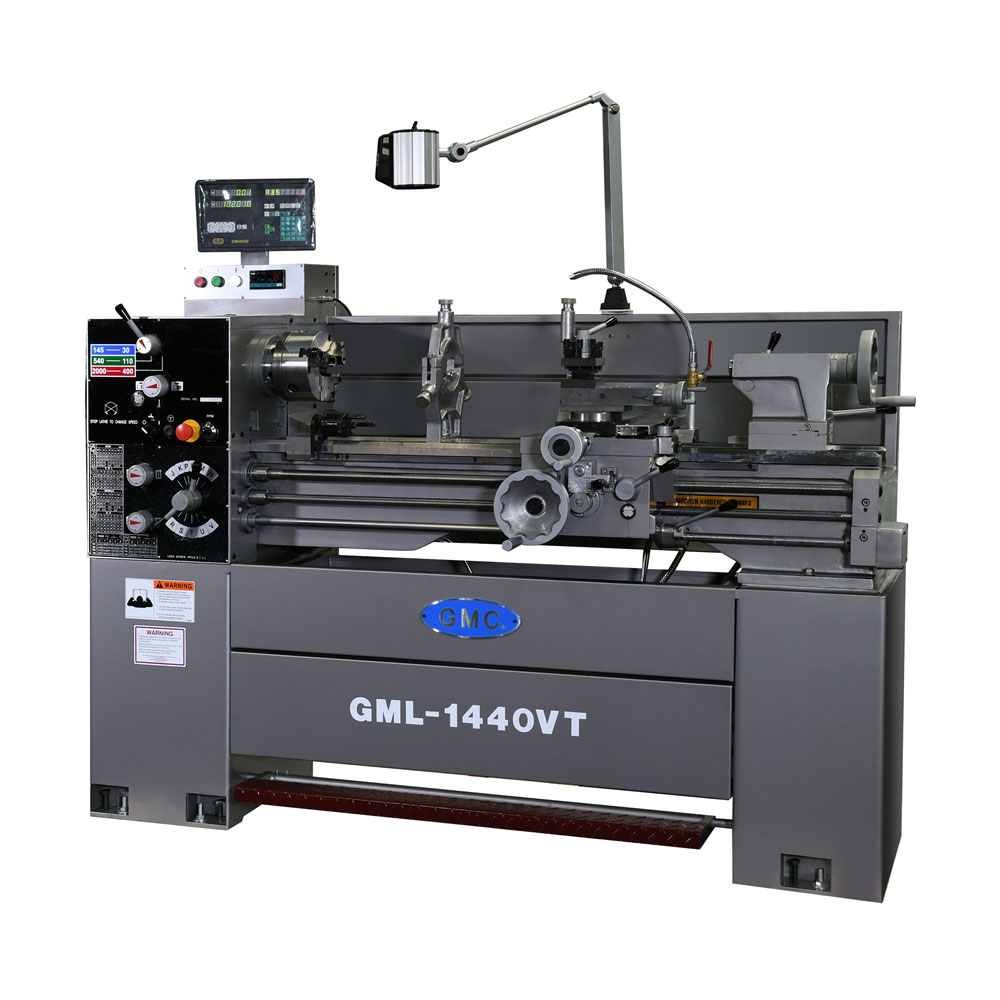 GMC GML-1440VT 14x40 in. Variable Speed Precision Engine Lathe
